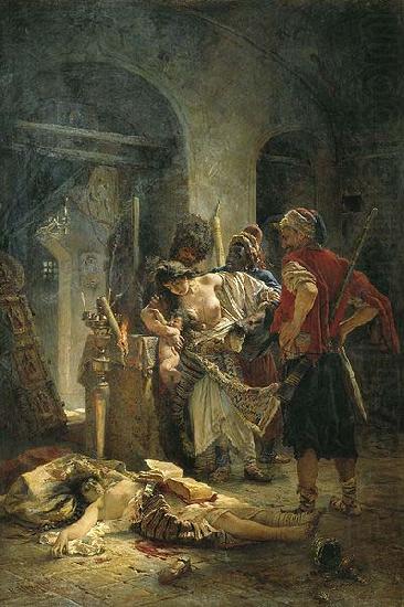 Konstantin Makovsky The Bulgarian martyresses china oil painting image